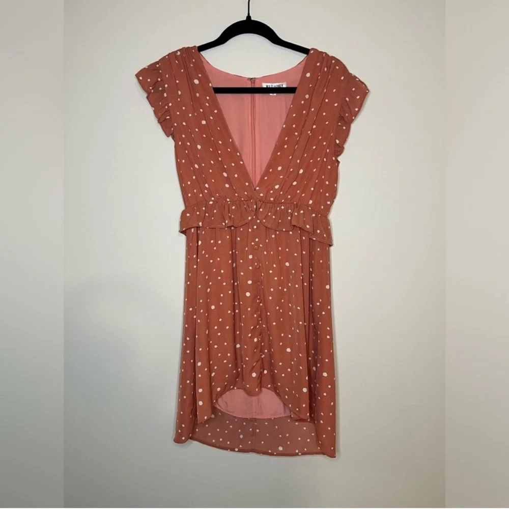 Wild Honey - Polka Dot Mini Dress - Size Medium - Picture 2 of 10